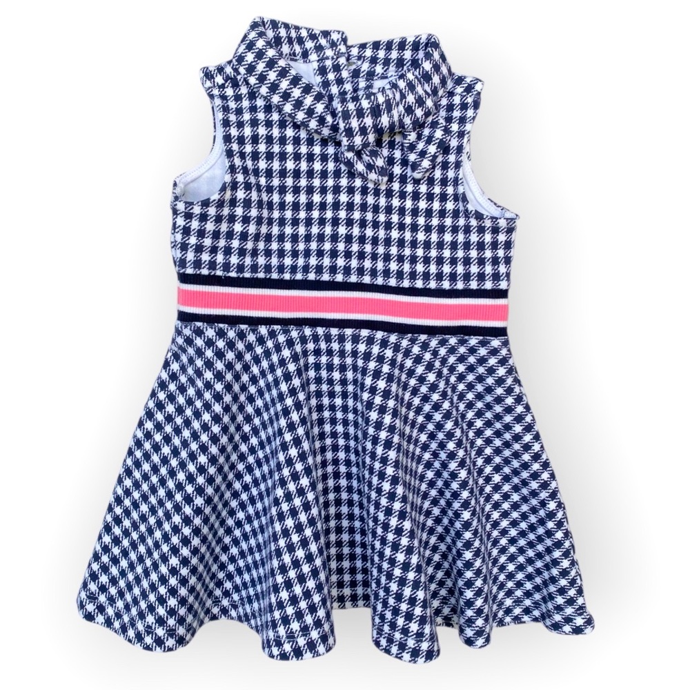 Janie and Jack Baby Girl Checkered Dress EUC